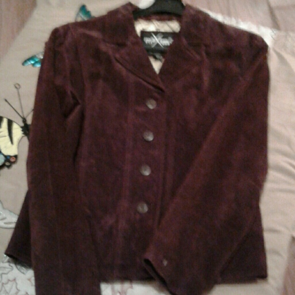 Leather coat